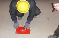 設(shè)計方案現(xiàn)場放線、交底